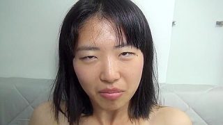 Blindfolded Asian Chick Cant Stop Herself From Cumming